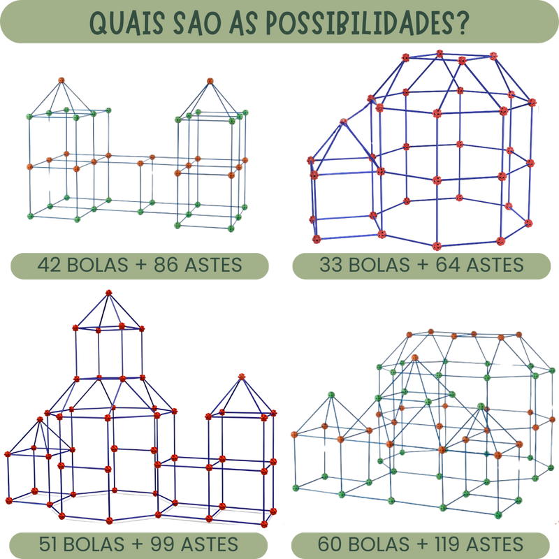 KIT Construtor de Fortaleza