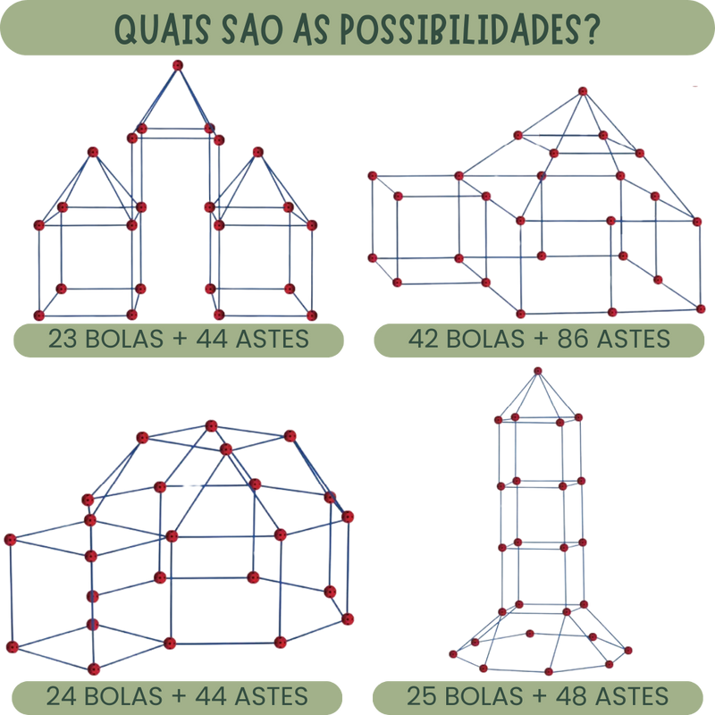 KIT Construtor de Fortaleza